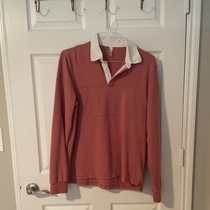 American Apparel-Thick Knit Rugby Team Shirt (LG)